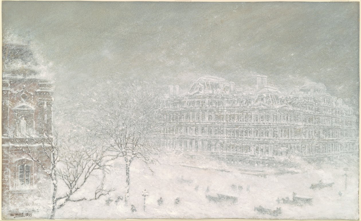 Wielka zamieć 1899 autorstwa Walter Paris