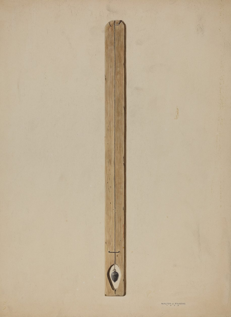 Pion i deska, 1939. autorstwa Walter Praefke