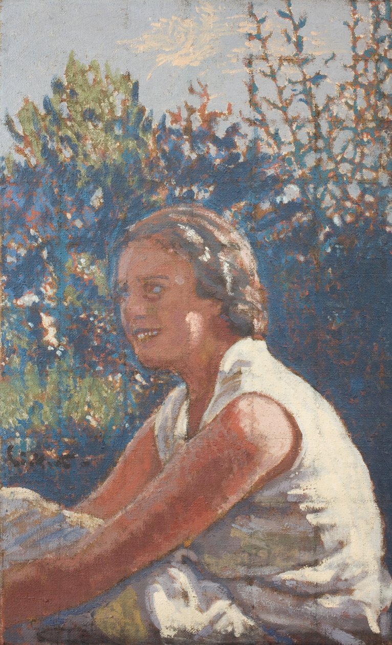 Diana Forbes-Robertson, ok. 1933 (olej na płótnie) autorstwa Walter Richard Sickert