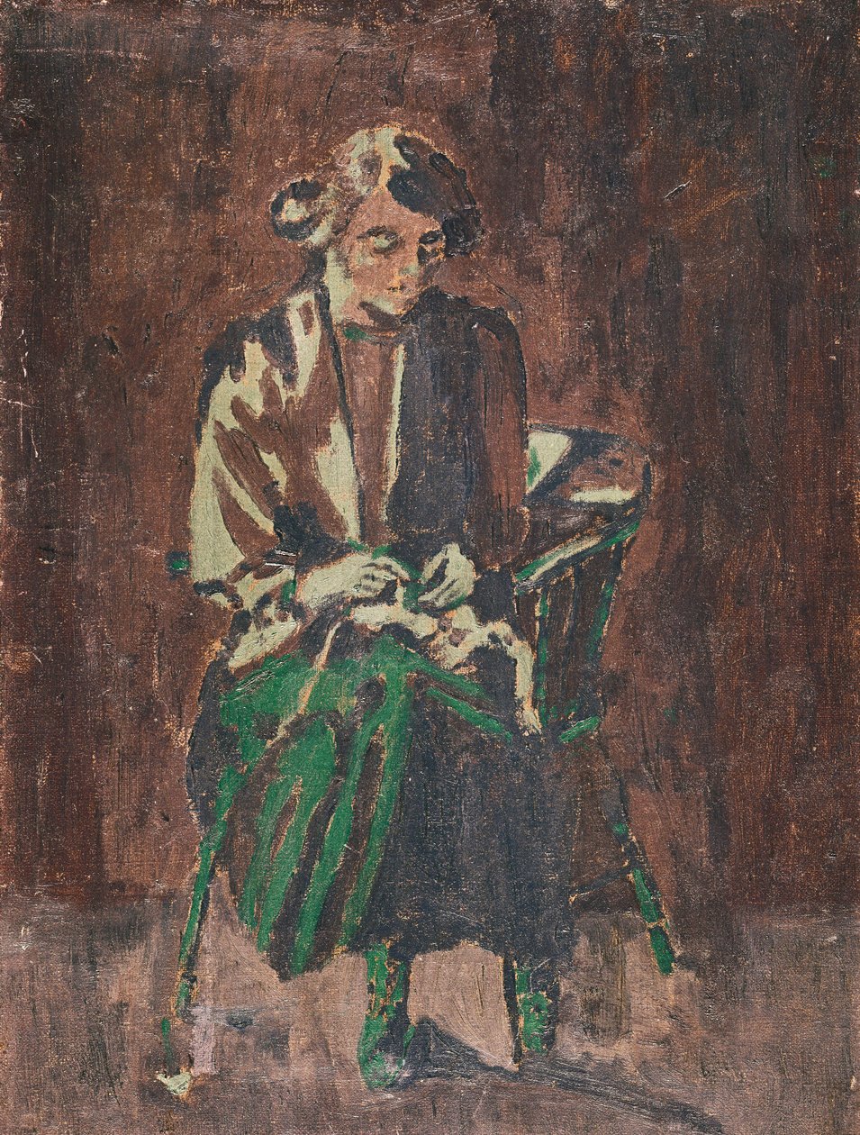 Ellen Sickert, lata 20. autorstwa Walter Richard Sickert