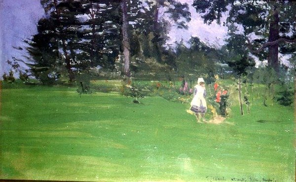 Postacie na trawniku autorstwa Walter Richard Sickert