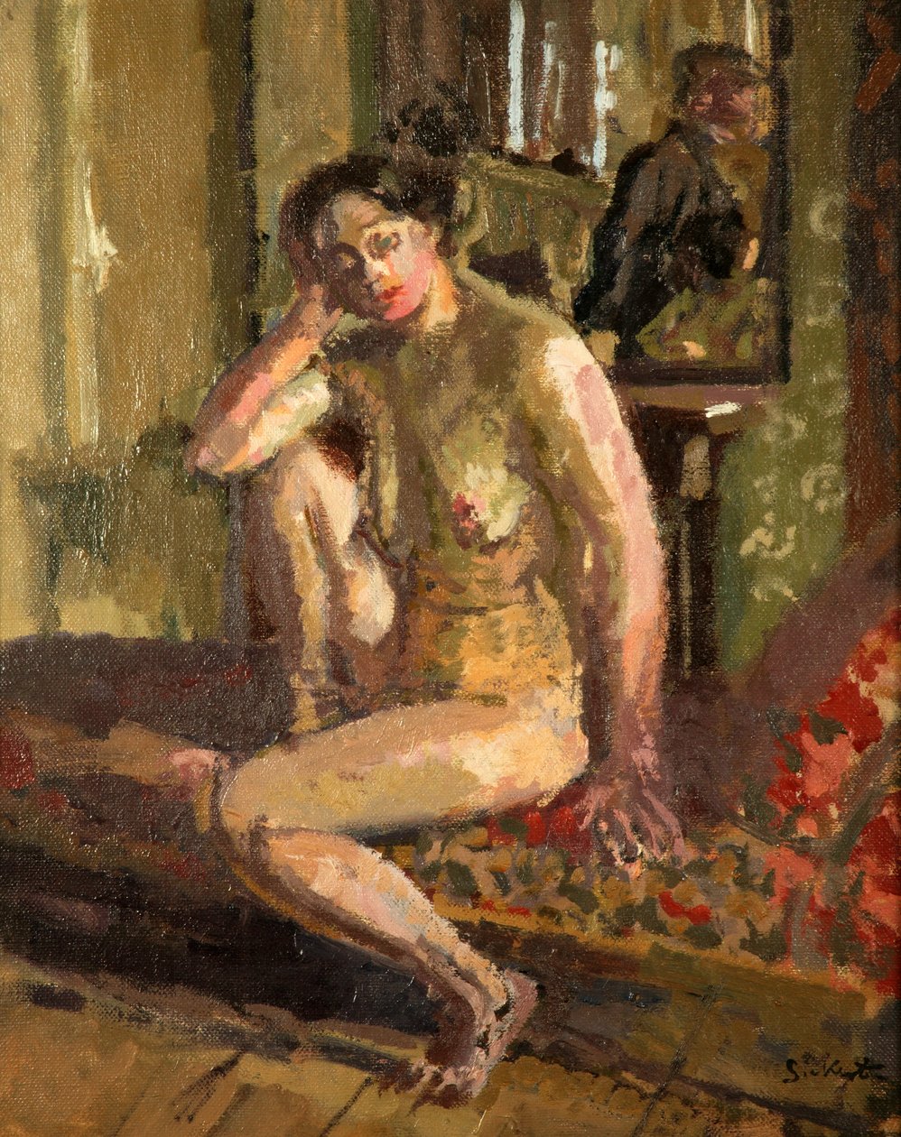 Wnętrze Z Nagością autorstwa Walter Richard Sickert