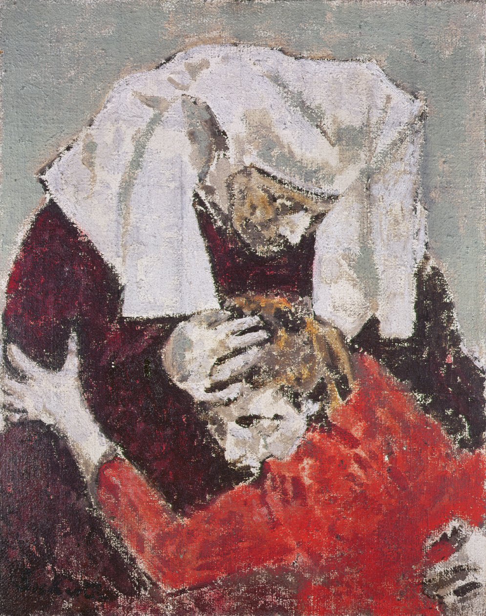 Julia i jej pielęgniarka, 1935/6 autorstwa Walter Richard Sickert