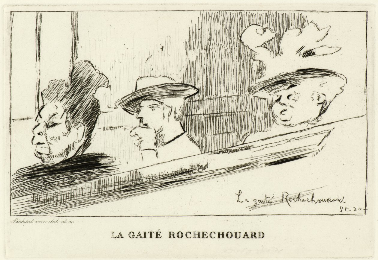 La Guite Rochechuart autorstwa Walter Richard Sickert