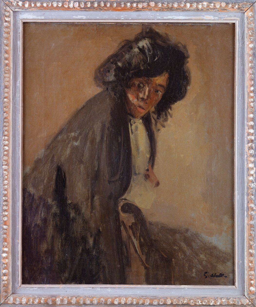 La Giuseppina opierając się o szezlong, ok. 1903-04 autorstwa Walter Richard Sickert