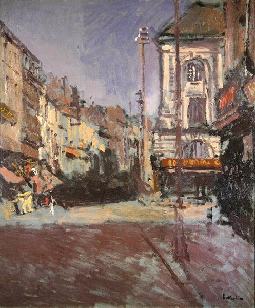 La Grande Rue, Dieppe (olej na płótnie) autorstwa Walter Richard Sickert