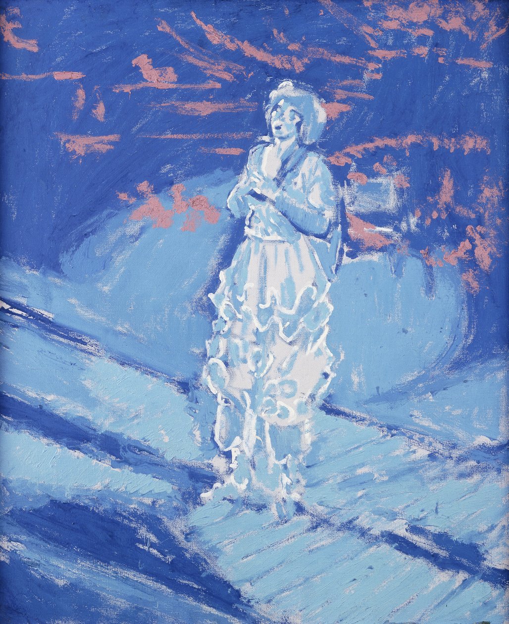 Panna Hilda Glyder na scenie, autorstwa Walter Richard Sickert
