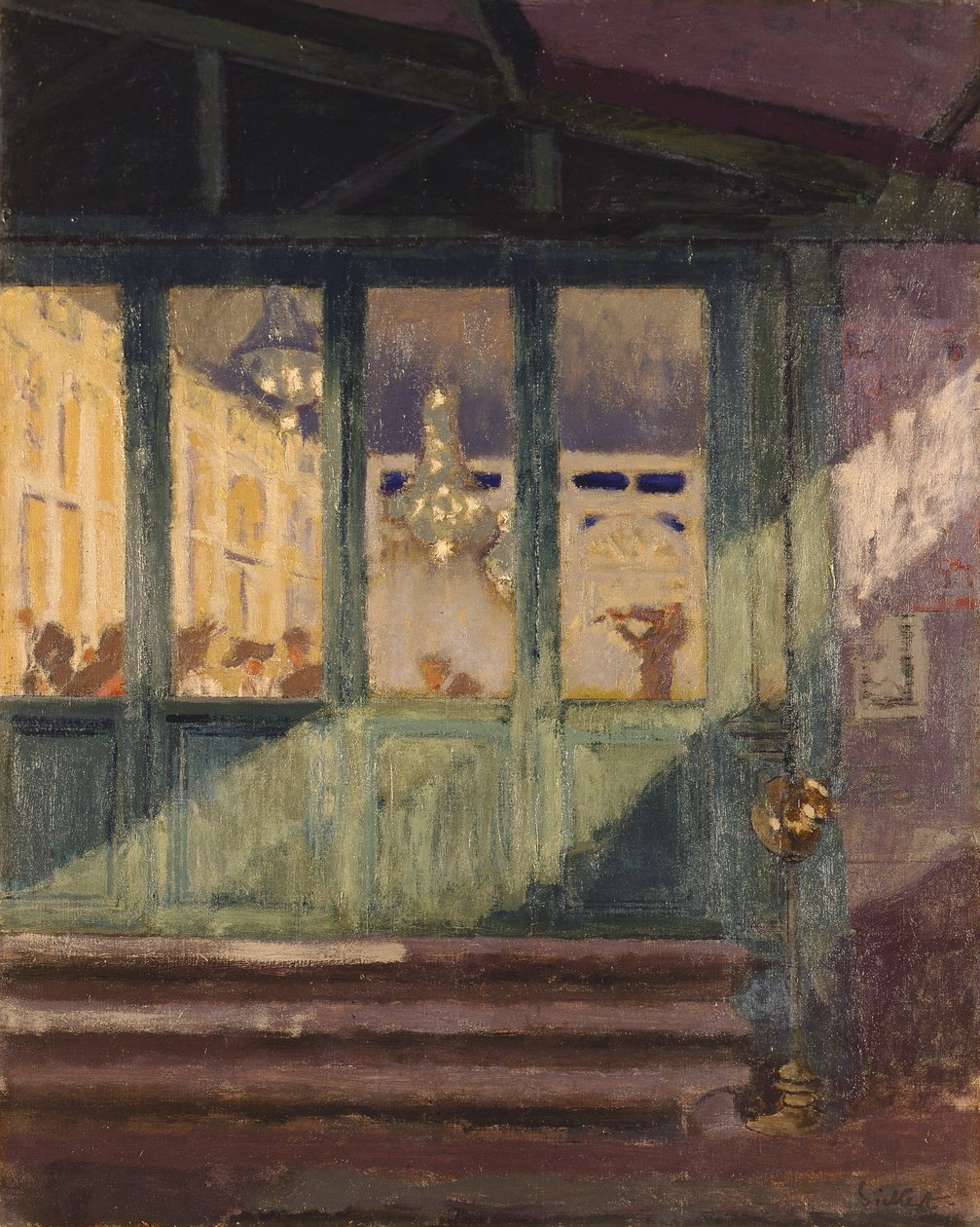 Noc miłości (olej na płótnie) autorstwa Walter Richard Sickert