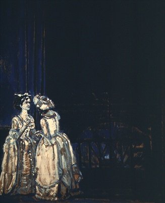 Peggy Ashcroft i Valerie Tudor w „Ona pochyla się, by podbić” autorstwa Walter Richard Sickert