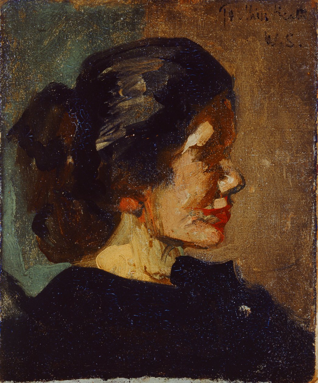 Portret Ellen Heath (olej na płótnie) autorstwa Walter Richard Sickert