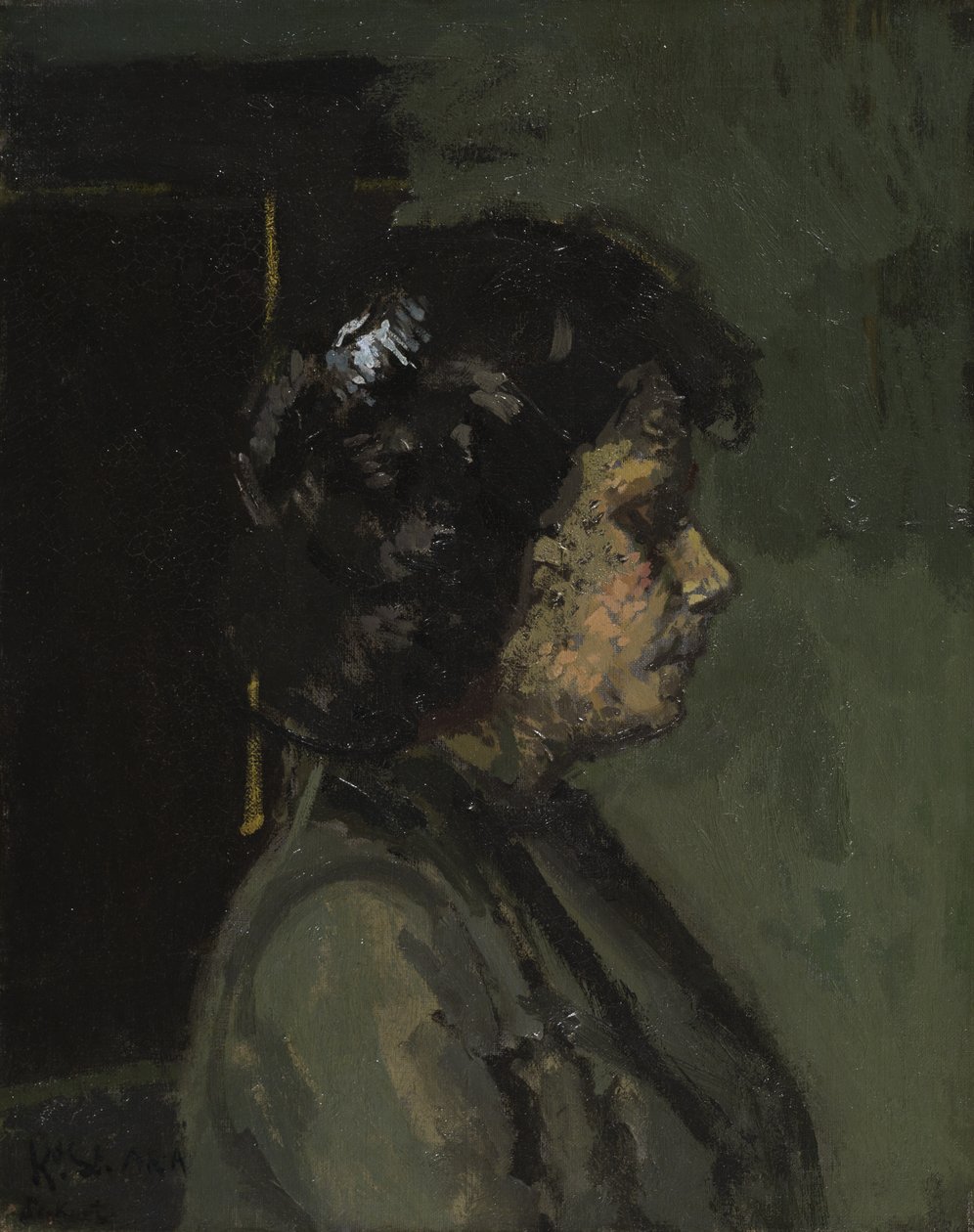 Portret pani Barrett, 1906 autorstwa Walter Richard Sickert