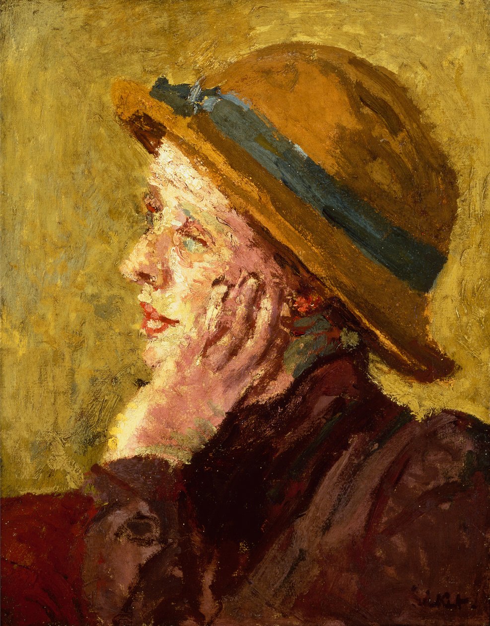 Portret damy (olej na płótnie) autorstwa Walter Richard Sickert