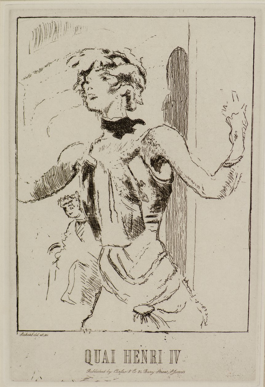 Quai Henryk IV autorstwa Walter Richard Sickert