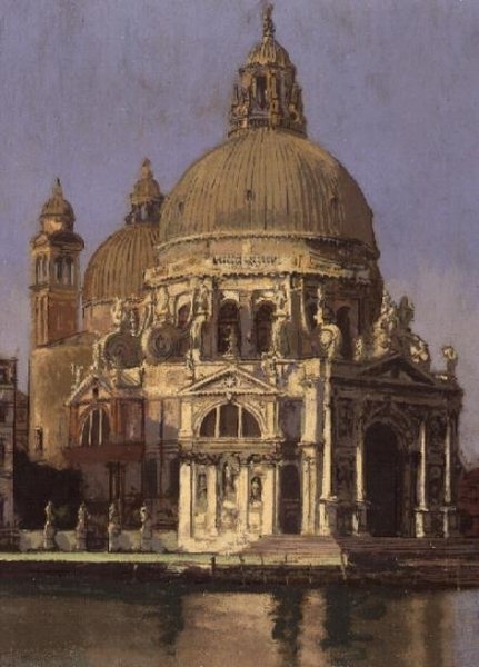 Santa Maria della Salute, Wenecja autorstwa Walter Richard Sickert