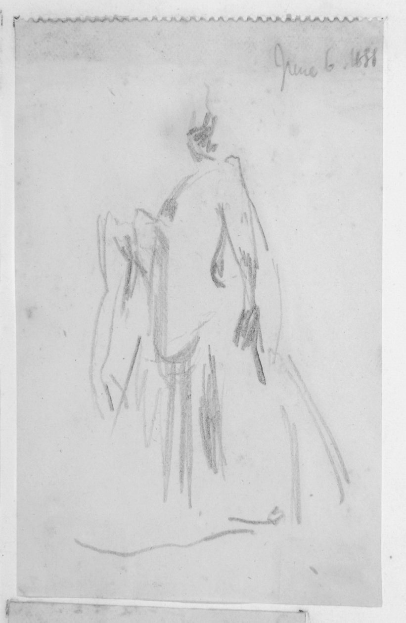 Szkic postaci kobiecej autorstwa Walter Richard Sickert
