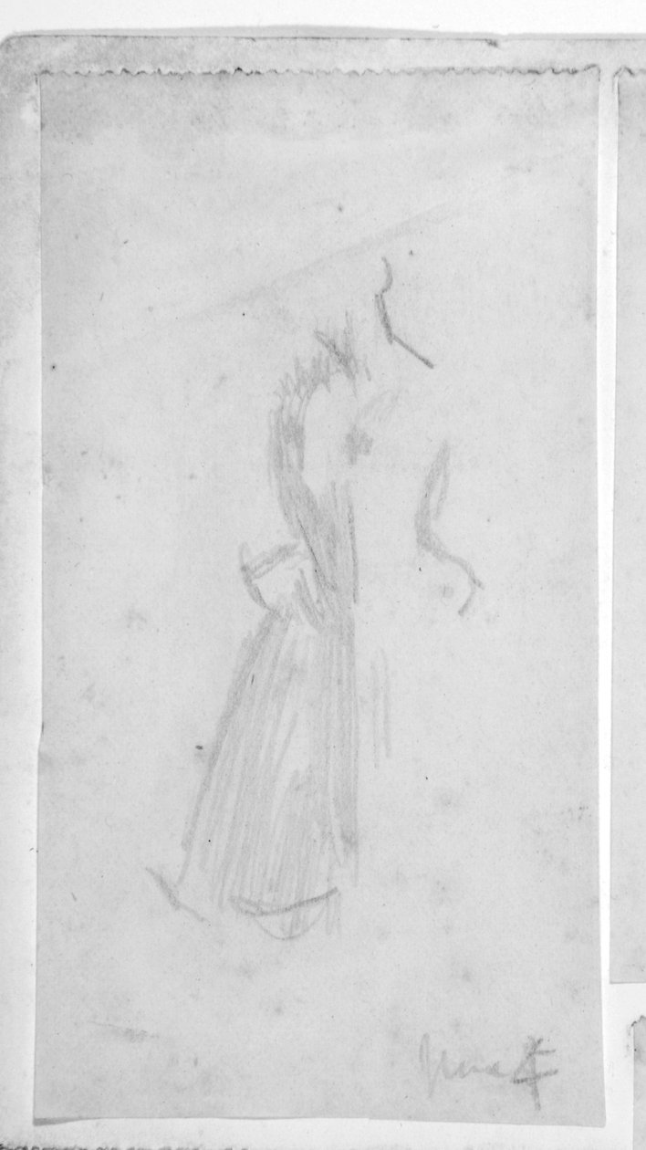 Szkic postaci kobiecej autorstwa Walter Richard Sickert
