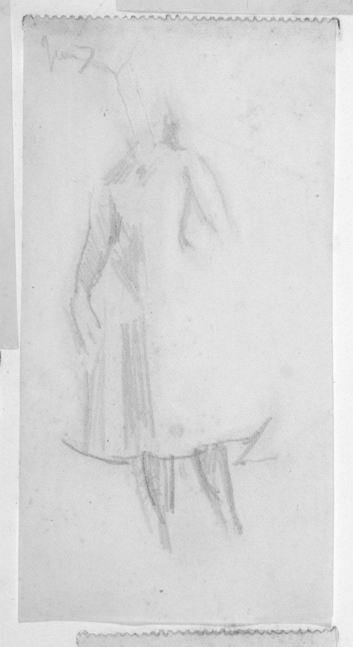 Szkic postaci kobiecej autorstwa Walter Richard Sickert