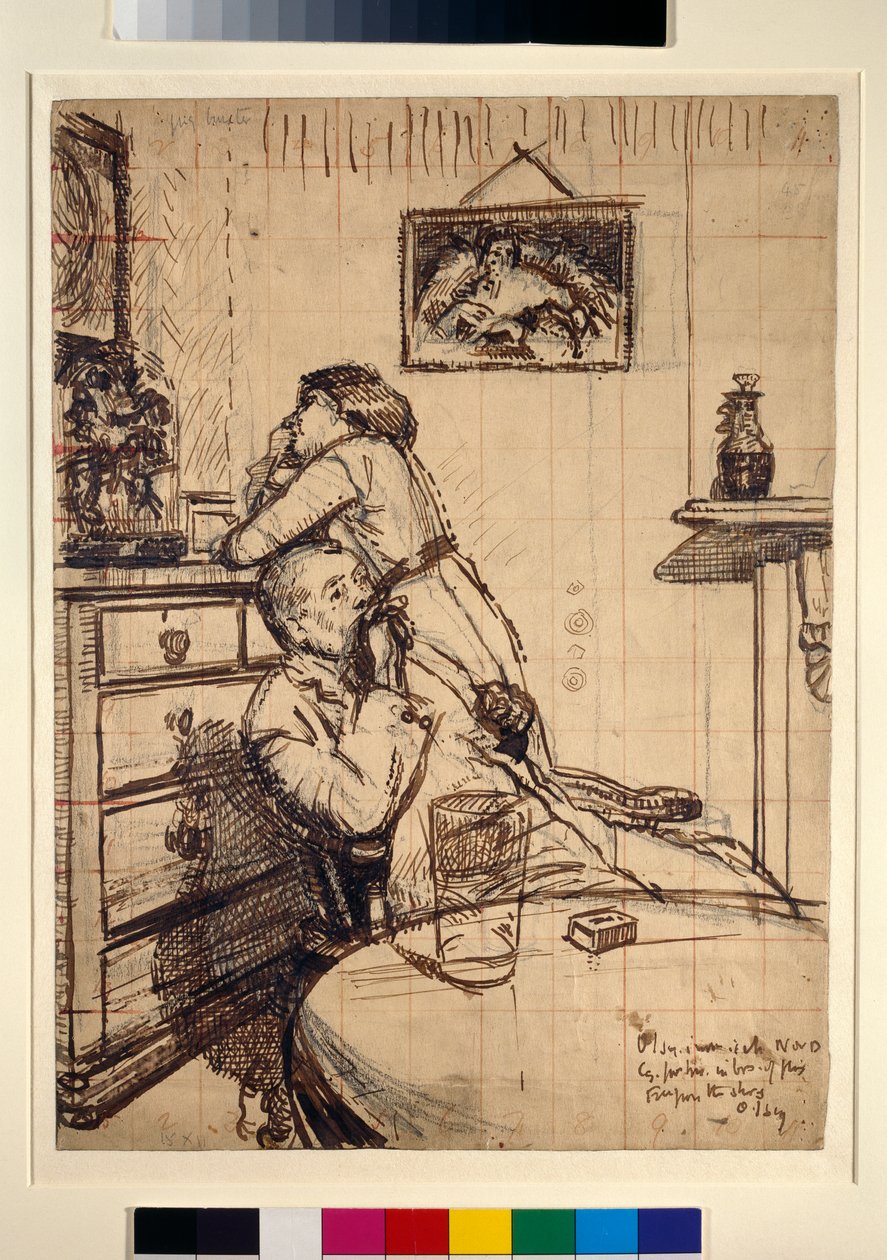 Studiuj dla „Ennui”: Mężulek i Marie autorstwa Walter Richard Sickert