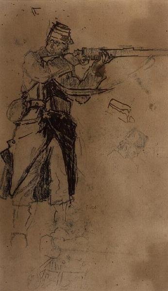 Studium dla żołnierza autorstwa Walter Richard Sickert