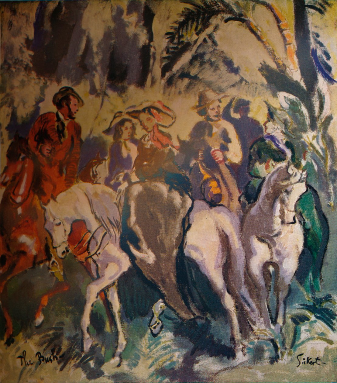 Krzew, ok. 1930 1935 autorstwa Walter Richard Sickert