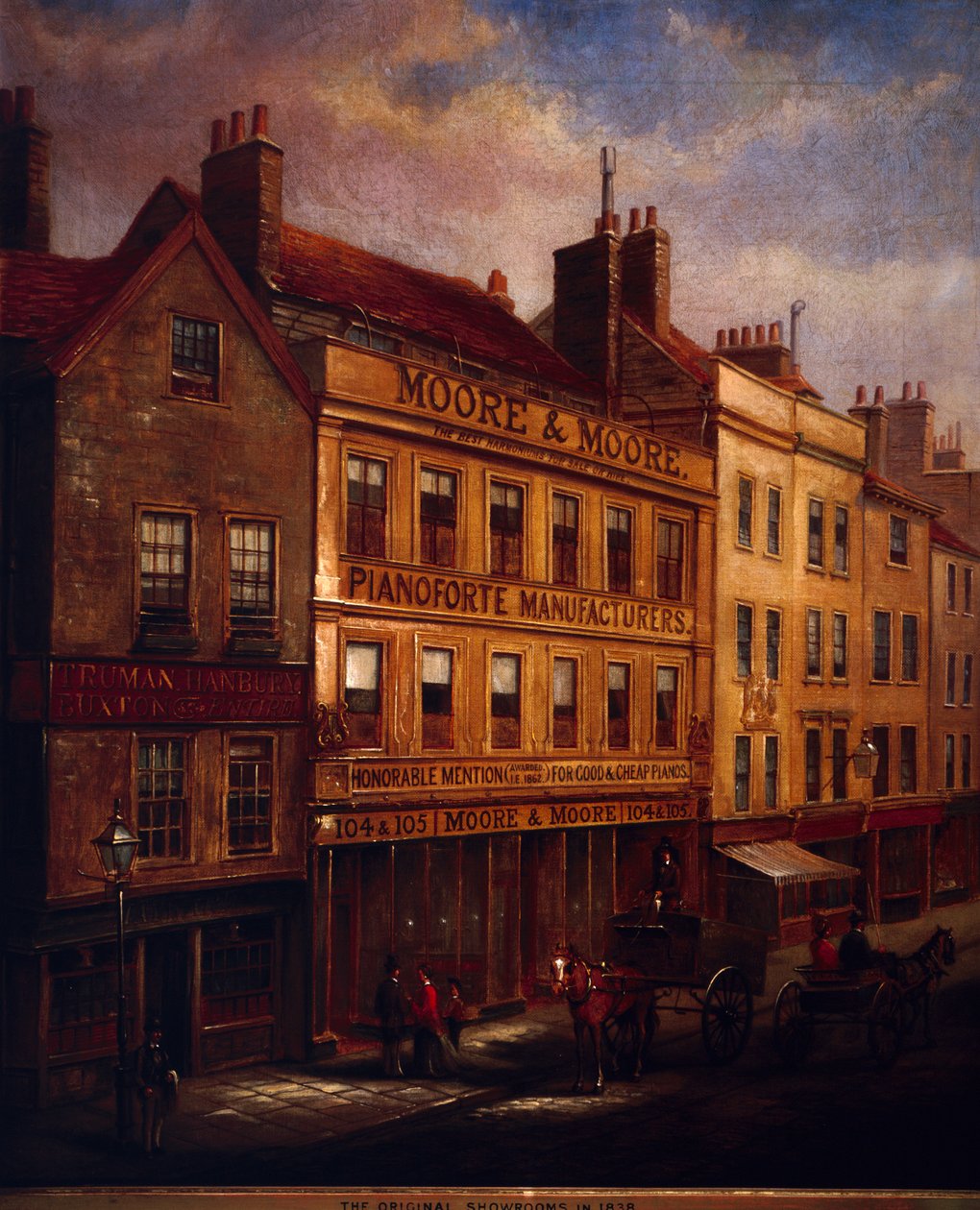 Bishopsgate, Londyn, 1871, 1872 autorstwa Walter Riddle