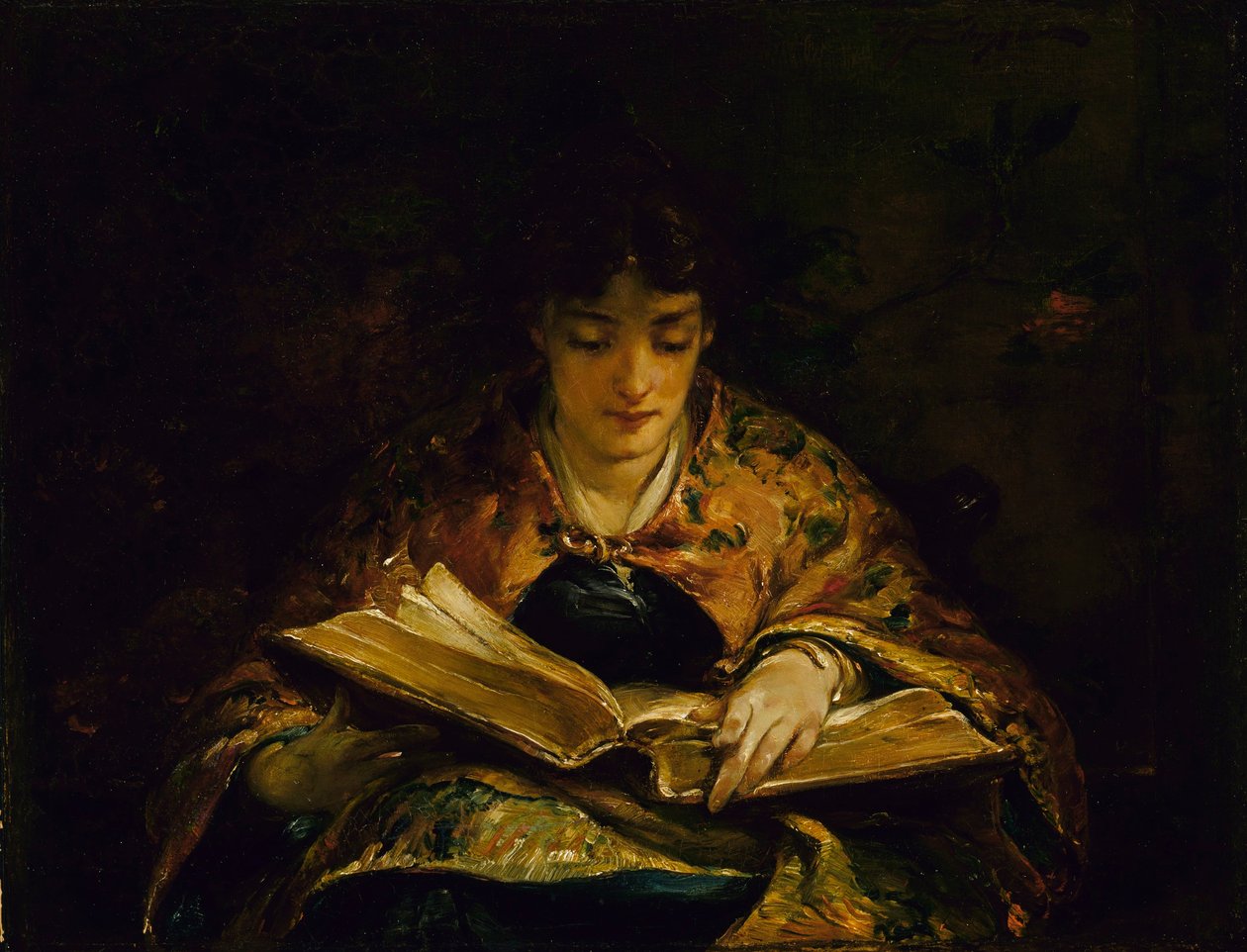 Wśród starych poetów autorstwa Walter Shirlaw