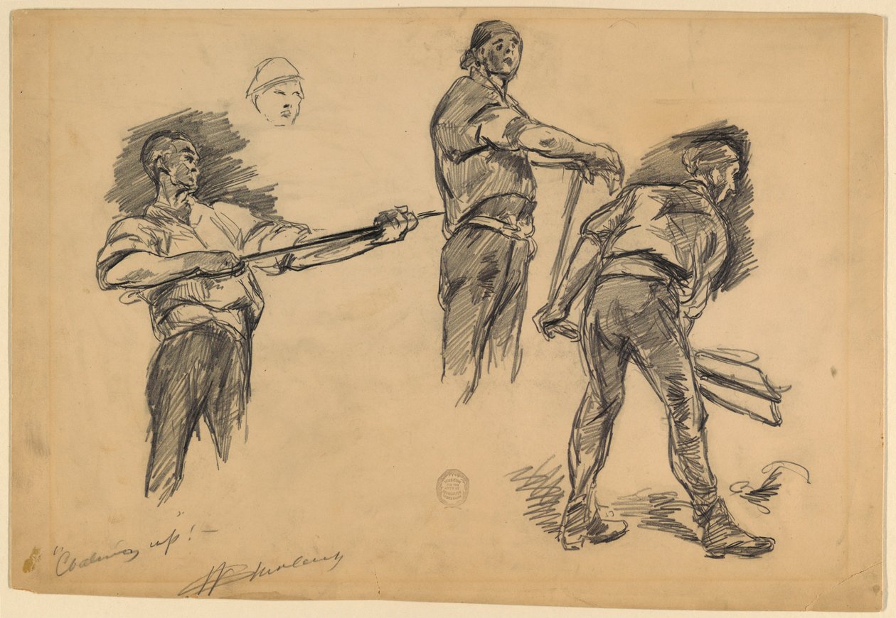 Rozpalanie autorstwa Walter Shirlaw