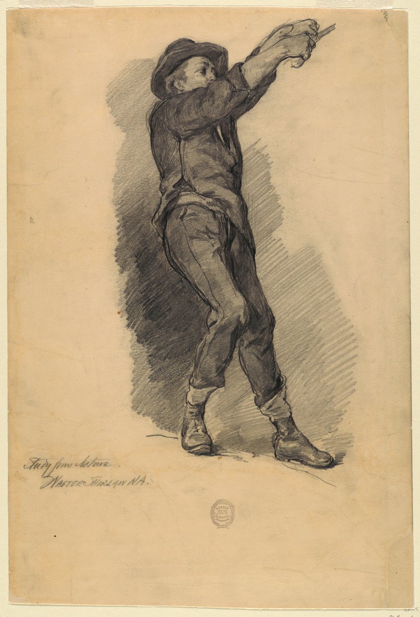 Rysunek (USA), 1875-80 autorstwa Walter Shirlaw