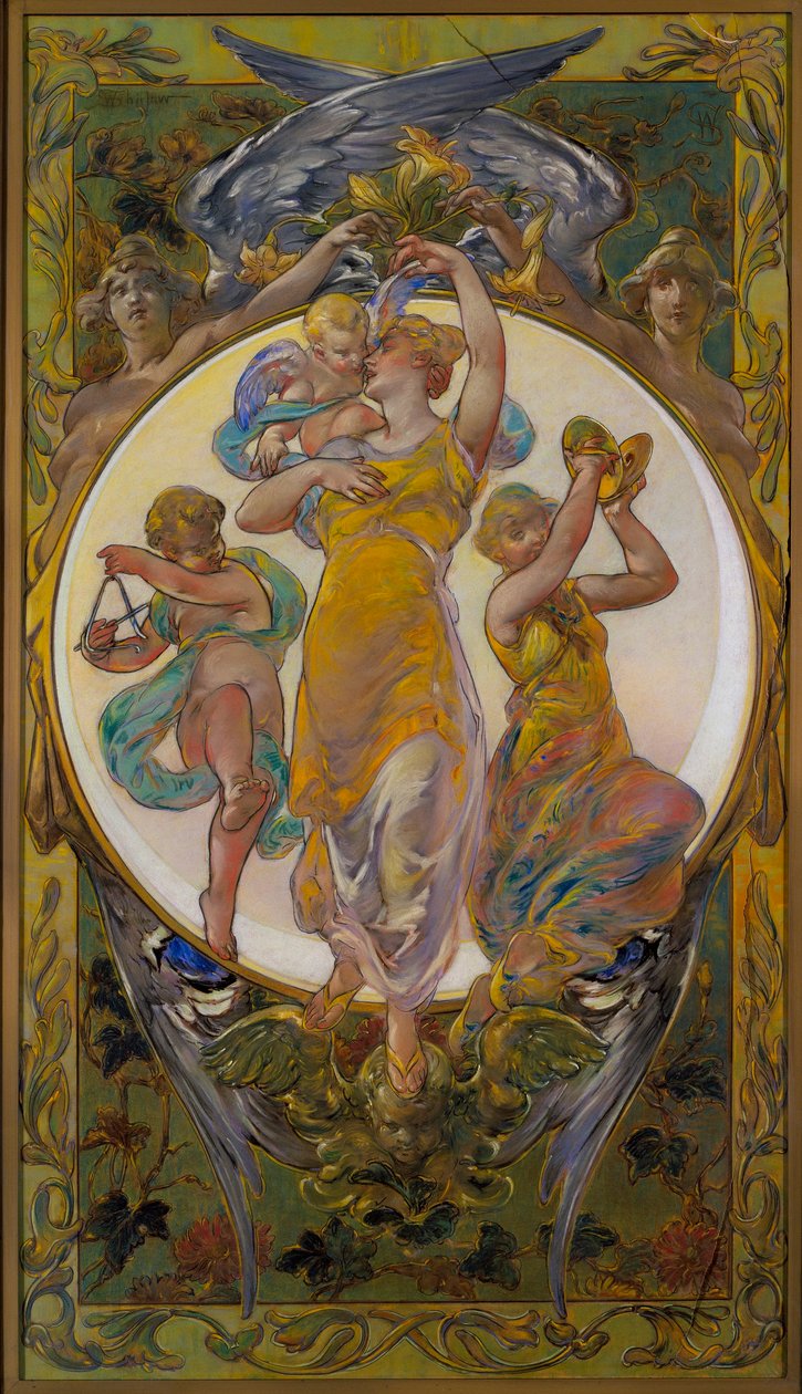Życzenia Wielkanocne autorstwa Walter Shirlaw