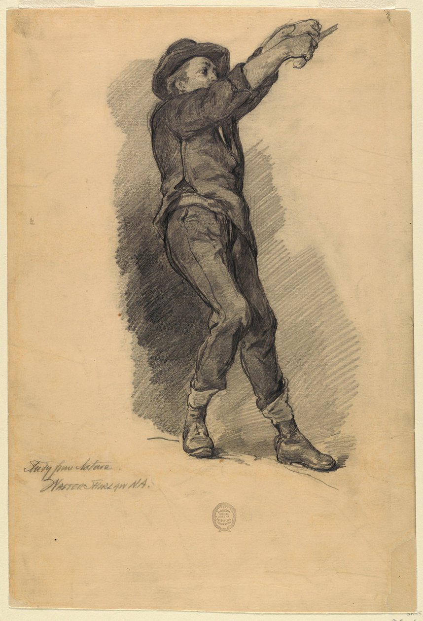 Studium postaci z natury autorstwa Walter Shirlaw