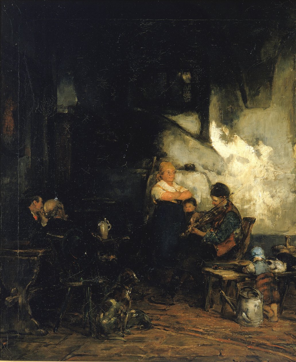 Karczma, Niemcy, ca. 1873. autorstwa Walter Shirlaw