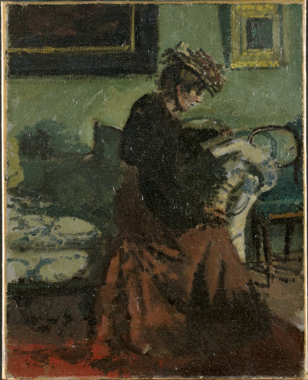 Poniedziałek Wielkanocny – Helena Daurmont autorstwa Walter Sickert