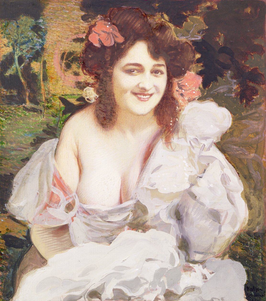 Flirt autorstwa Walter Sigmund Hampel