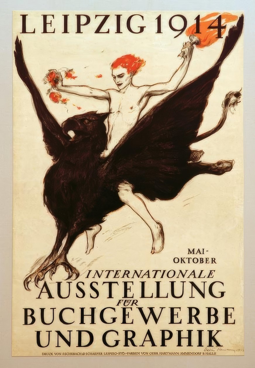 Lipsk 1914, międzynarodowa wystawa księgarni i grafiki autorstwa Walter Tiemann