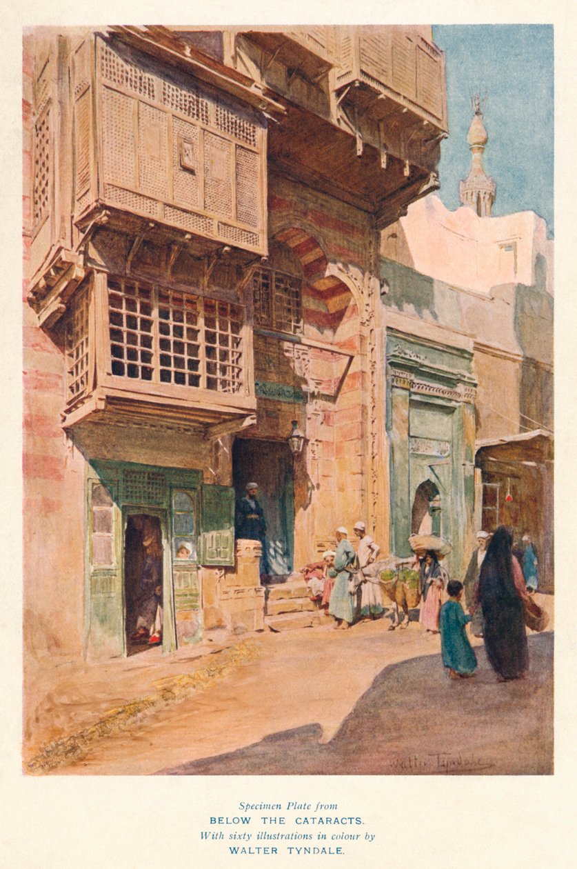 Scena uliczna, Egipt, ok. 1907. autorstwa Walter Tyndale