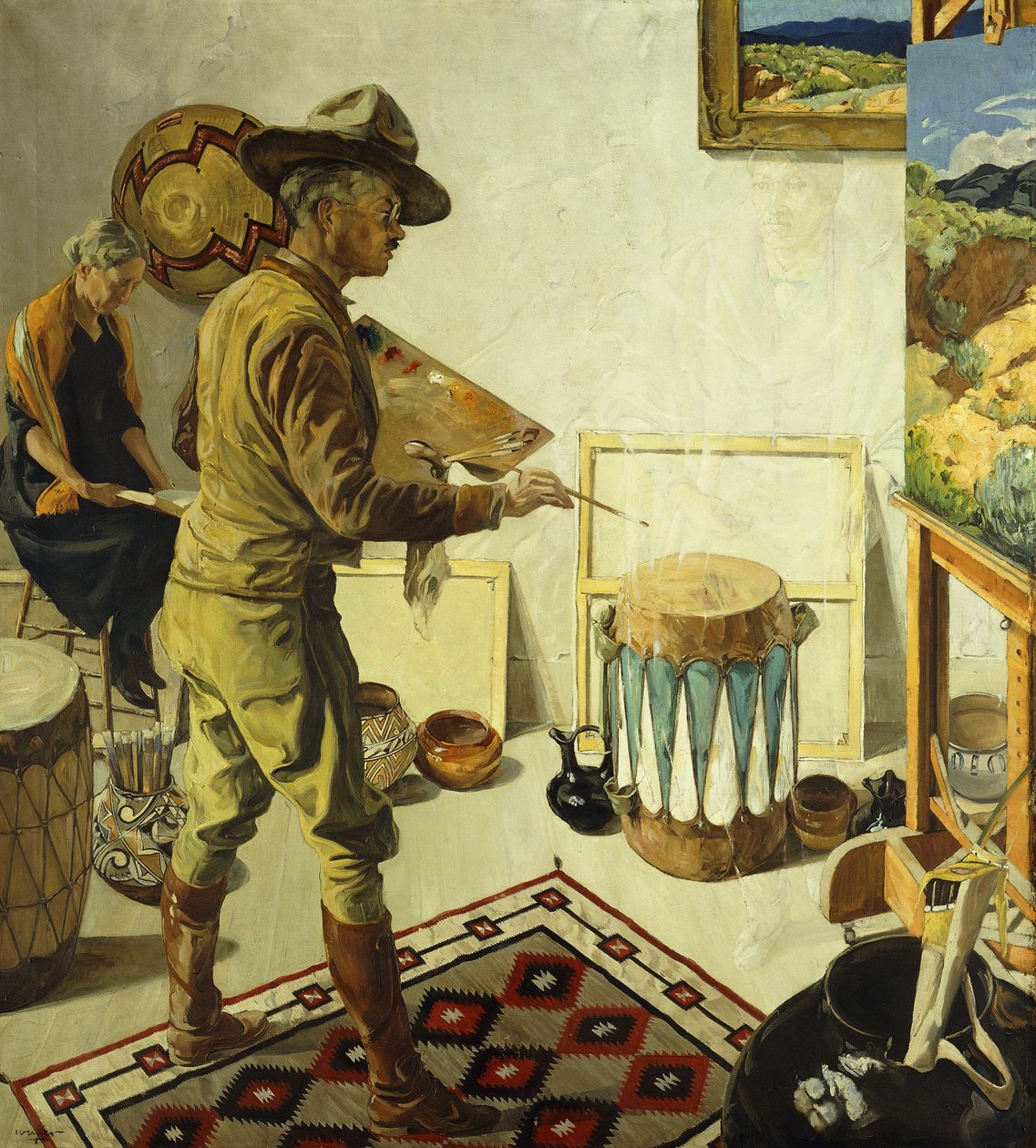 Fantazje autorstwa Walter Ufer