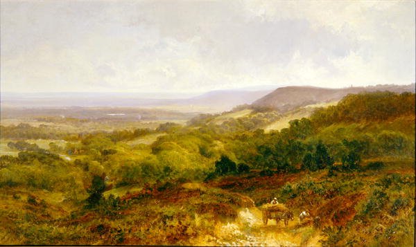 Weald of Surrey (olej na płótnie) autorstwa Walter Wallor Caffyn