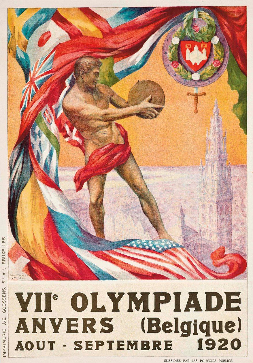Letnie Igrzyska Olimpijskie 1920 w Antwerpii, 1920. autorstwa Walter van der Ven