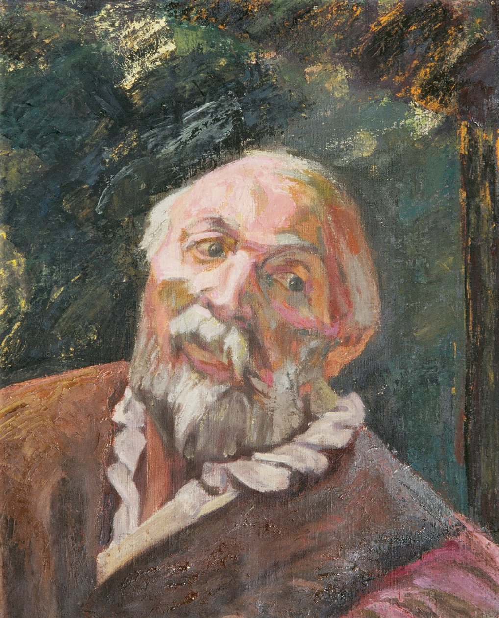 Portret starca autorstwa Walther Gamerith