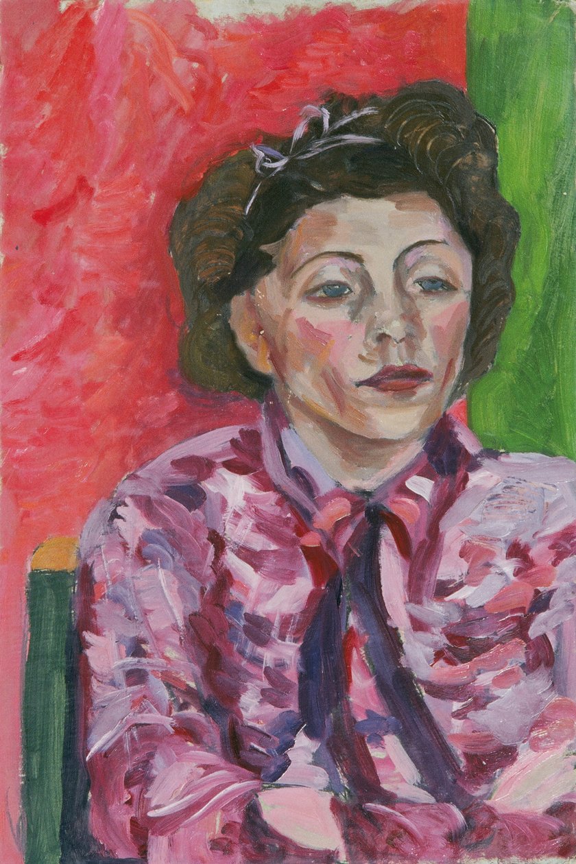 portret damy autorstwa Walther Gamerith