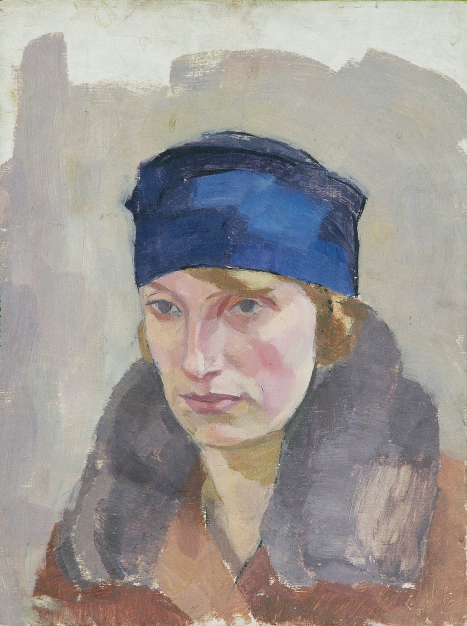 portret damy autorstwa Walther Gamerith