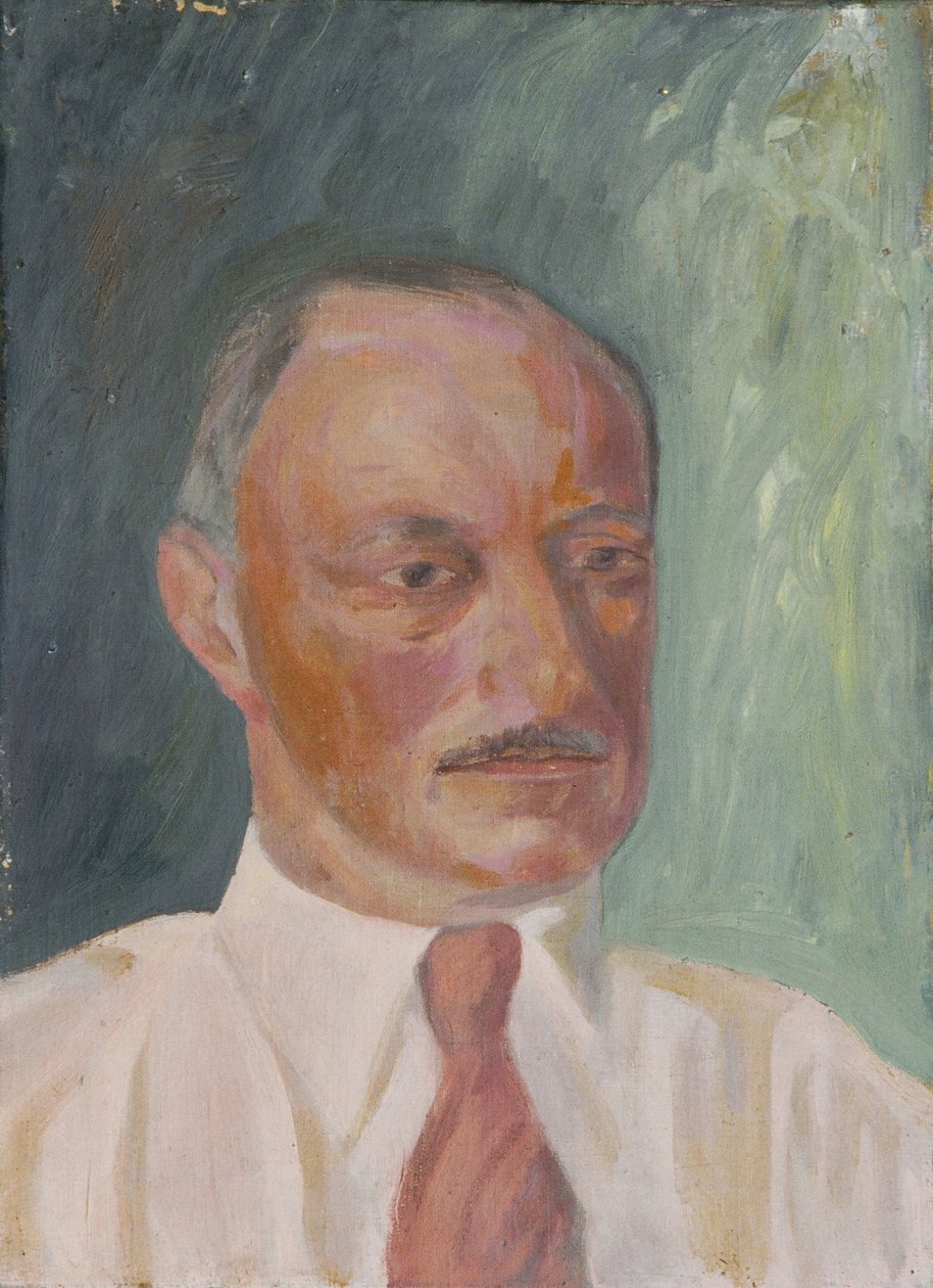 portret dżentelmena autorstwa Walther Gamerith
