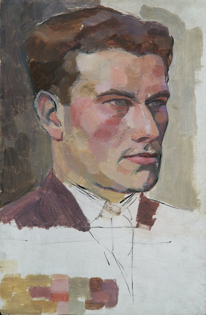 portret dżentelmena autorstwa Walther Gamerith
