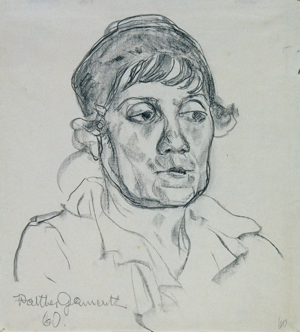 Portret starszej pani autorstwa Walther Gamerith