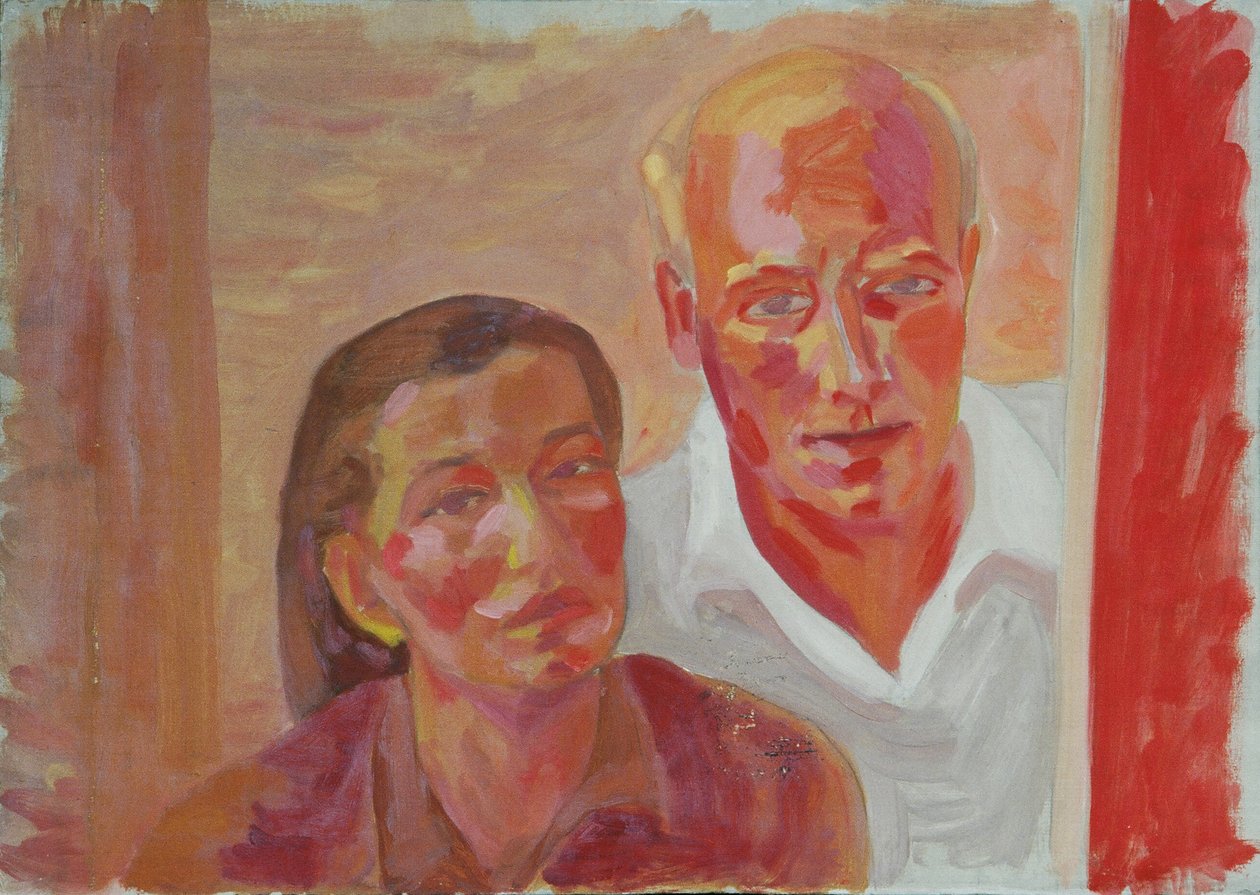 Autoportret z Frau Grete autorstwa Walther Gamerith