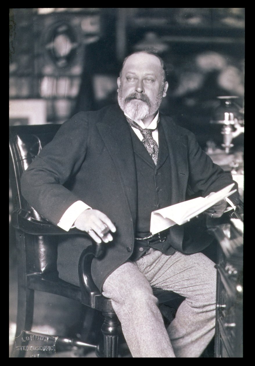 Król Edward VII, ok. 1902-1905 autorstwa WandD Downey