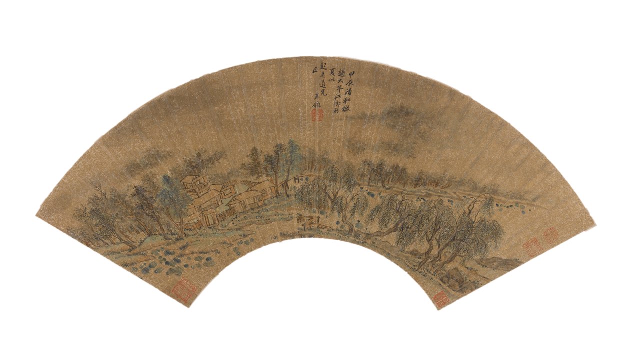 krajobraz po Zhao Danian autorstwa Wang Jian