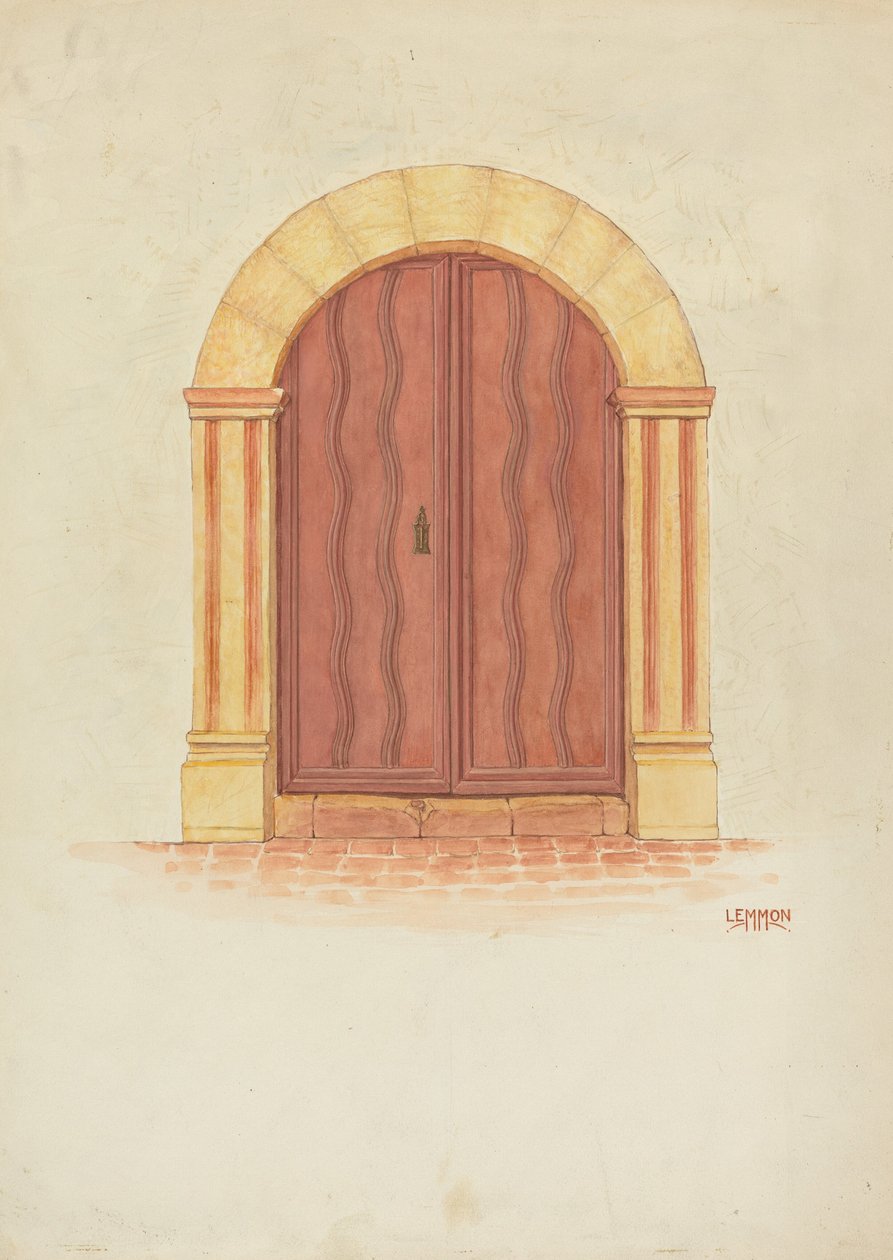 Drzwi Misji autorstwa Warren W. Lemmon