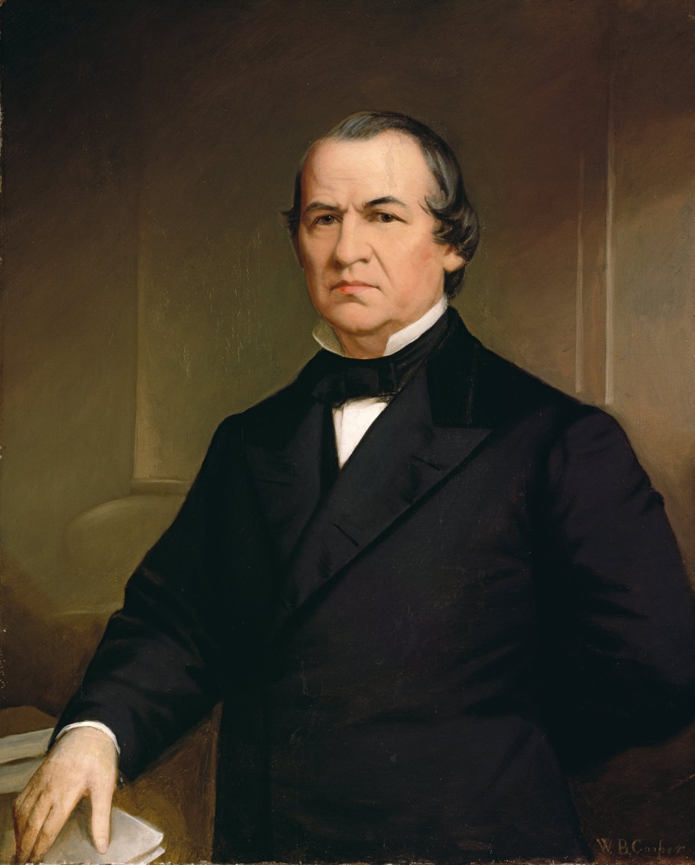 Portret Andrew Johnsona (1808-1875) autorstwa Washington Bogart Cooper