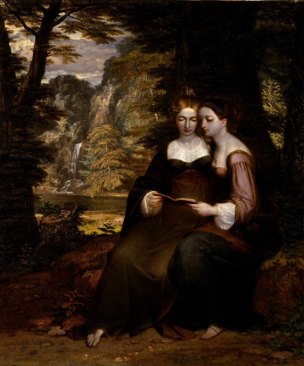 Hermia i Helena autorstwa Washington Allston